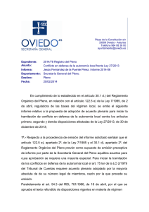 Informe 2014-06 Conflicto en defensa de la autonomía local