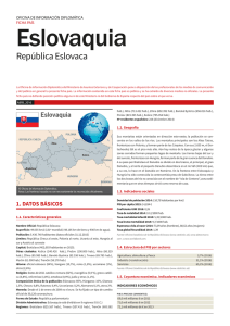 Eslovaquia - Ministerio de Asuntos Exteriores y de Cooperación
