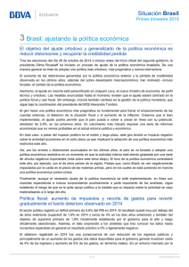 3 Brasil: ajustando la política económica