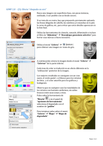 GIMP 2.8 - (5): Efecto “chapado en oro”