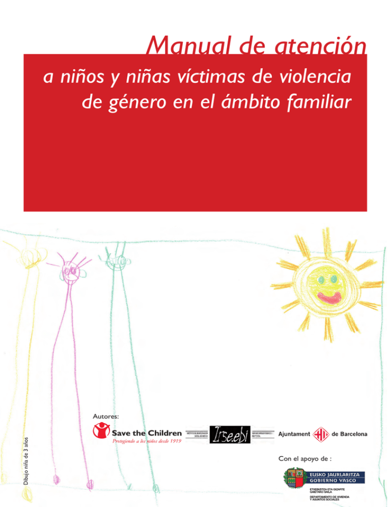 A Niños Y Niñas Víctimas De Violencia De Género En El ámbito Familiar