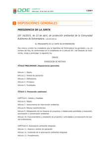 Ley 16/2015 - DOE - Gobierno de Extremadura