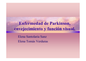 Enfermedad de Parkinson: envejecimiento y función visual