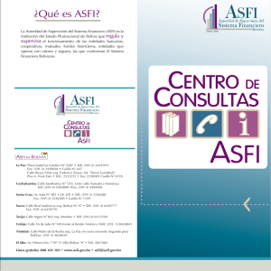 Centro de Consultas ASFI