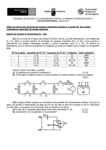 Examen Selectividad Murcia Electrotecnia 2015 junio