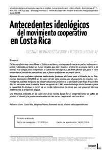 Antecedentes ideológicos del movimiento cooperativo en Costa Rrica