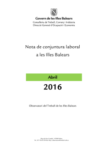Abril 2016 - Govern de les Illes Balears