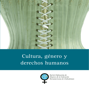 Cuadernillo Cultura Género y DDHH