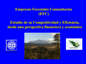 Empresas Forestales Comunitarias (EFC) Estudio de su