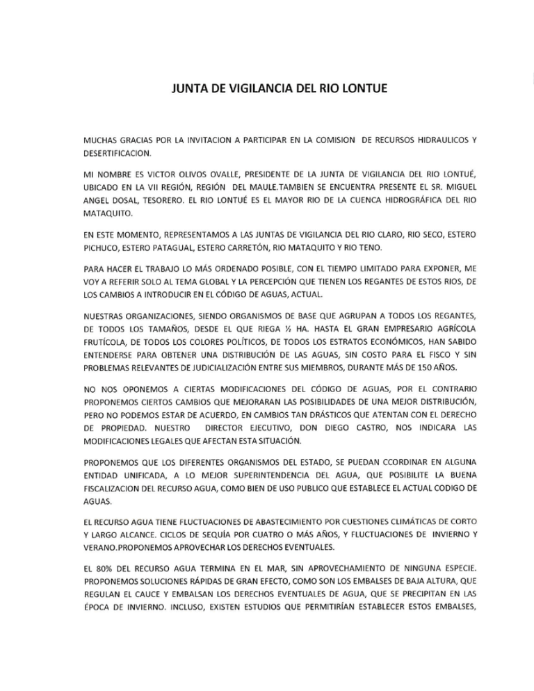 Junta De Vigilancia Del Rio Lontue