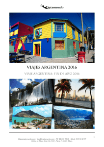 Viajes Argentina 2016. Viaje Argentina Fin de Año 2016