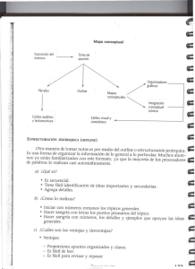 Es una forma de organizar la infor nos ya están familiarizados con