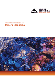 Informe Sustentabilidad Minera Escondida