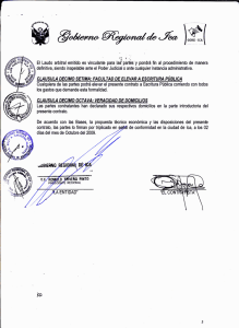 El Laudo arbitral emitido es vinculante para Ias`v partes`y