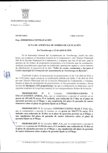 Page 1 SSS AYUNTAMIENTO DE TORRELAVEGA Nº. Registro E.L.