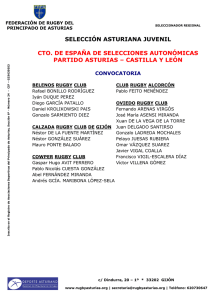 selección asturiana juvenil cto. de españa de selecciones