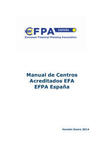 Si deseas ser centro acreditado por EFPA España