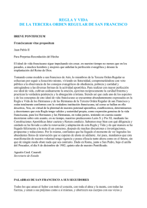 regla y vida de la tercera orden regular de san francisco