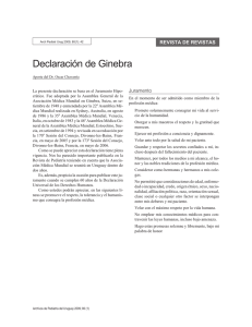 Declaración de Ginebra