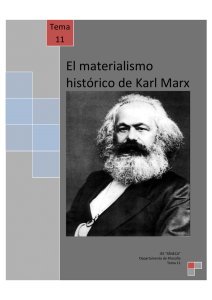 El materialismo histórico de Karl Marx