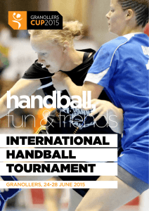 international handball tournament