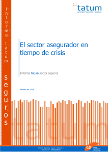 El sector asegurador en tiempo de crisis