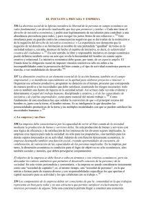 III. INICIATIVA PRIVADA Y EMPRESA 336 La doctrina social de la