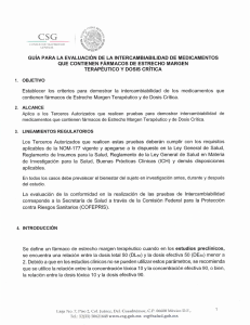 Guía para la evaluación de la intercambiabilidad de medicamentos