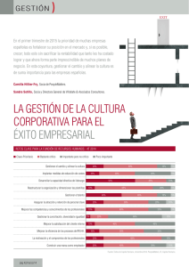 la gestión de la cultura corporativa para el éxito