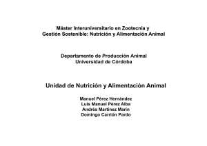 Unidad de Nutrición y Alimentación Animal