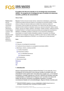 FORUM: QUALITATIVE SOCIAL RESEARCH SOZIALFORSCHUNG