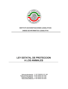 ley de protección a los animales para san luis potosí