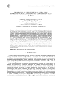 Modelación de un dispositivo de rueda libre bidireccional