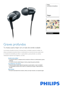 SHE3900BK/00 Philips Auriculares intrauditivos