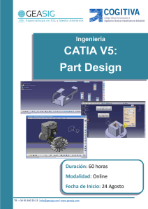 CATIA V5: Part Design - Colegio Oficial de Graduados e Ingenieros