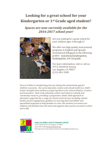 Looking for a great school for your Kindergarten or