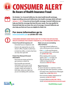 Be Aware of Health Insurance Fraud