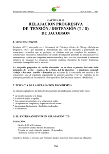 RELAJACION PROGRESIVA DE TENSIÓN / DISTENSIÓN (T / D) DE JACOBSON