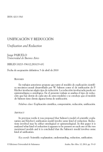 Unificación y reducción = Unification and Reduction