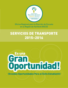 servicios de transporte 2015-2016 - Regional School Choice Office