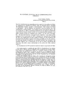 el control judicial de la administración pública