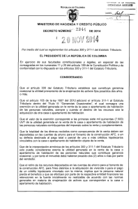Decreto 2344, nov. 20/14 - Presidencia de la República de Colombia