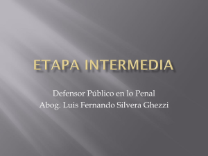 etapa intermedia - Ministerio de la Defensa Pública