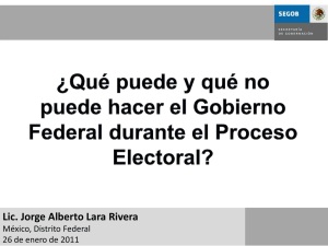 Competencia Electoral, Fin del Régimen de Partido Hegemónico y