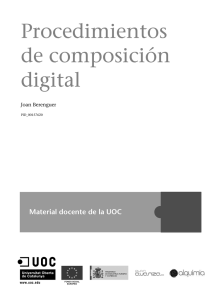 Procedimientos de composición digital
