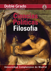 Ciencias Políticas Filosofía - Universidad Complutense de Madrid