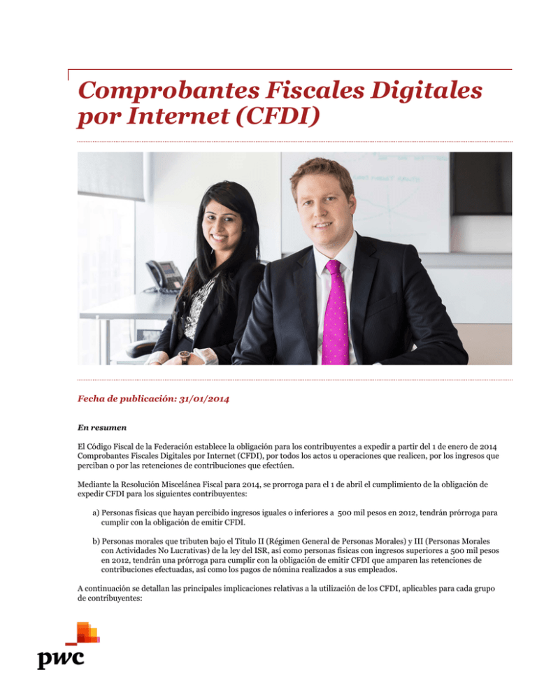 Comprobantes Fiscales Digitales Por Internet (CFDI)