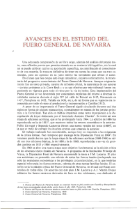 Bibliografía_Avances en el estudio del Fuero General de Navarra