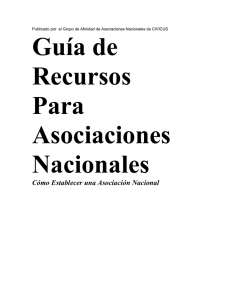 Guia de Recursos para Asociaciones Nacionales