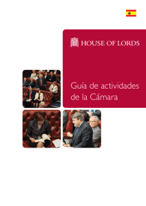 House of Lords Guide to Work in the Chamber
